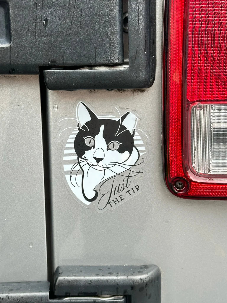 Just the Tip: Orca - Clear Sticker