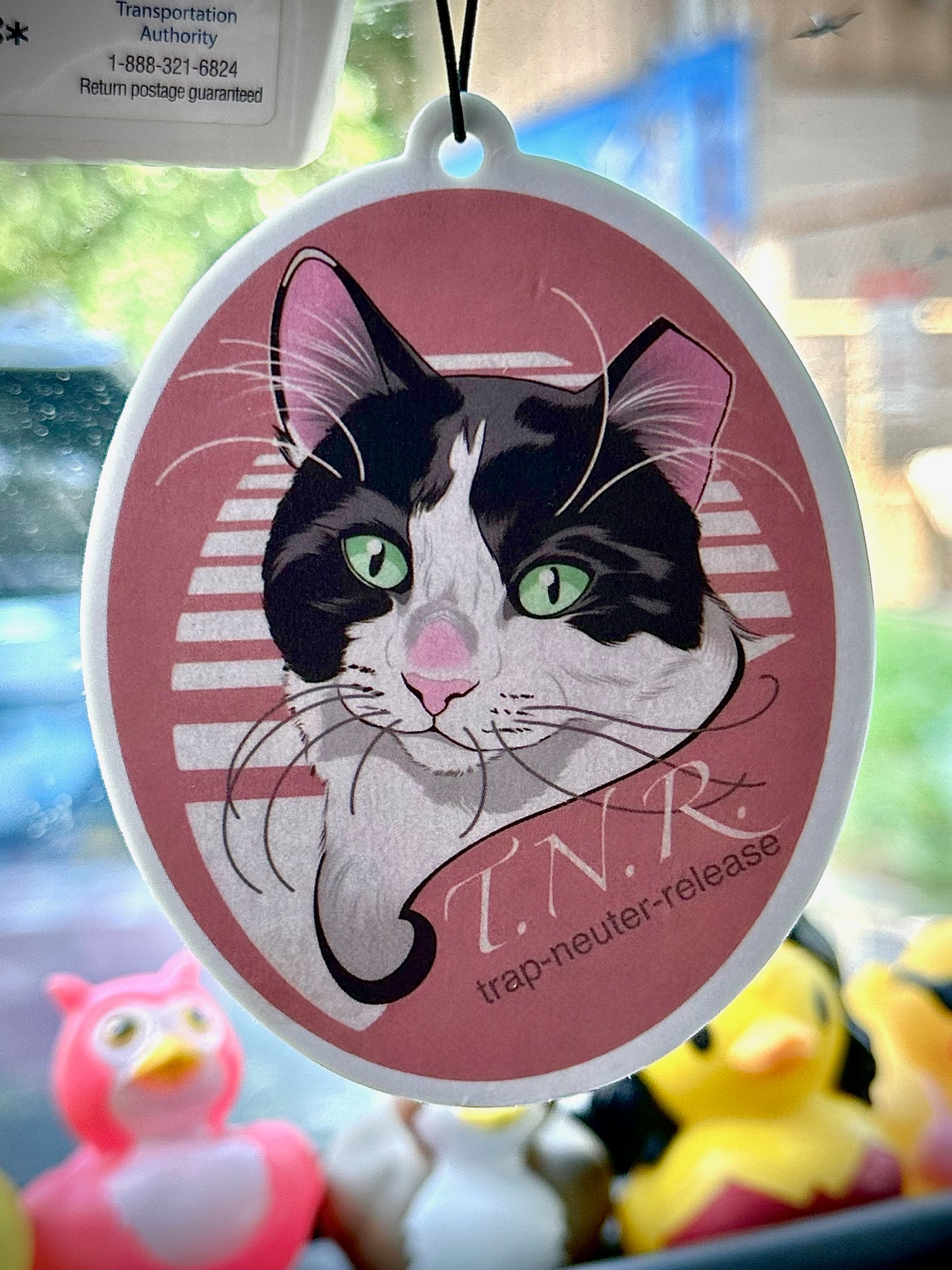 TNR Cat Car Air Freshener