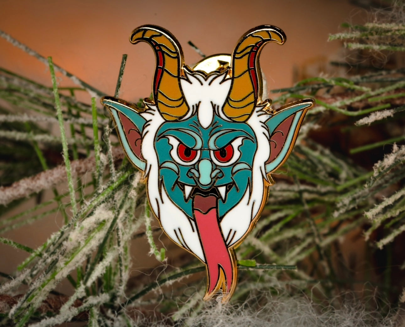 Krampus Enamel Pin