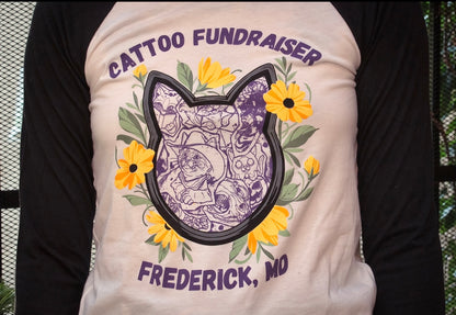 Stencil Frame Cattoo Fundraiser Shirt