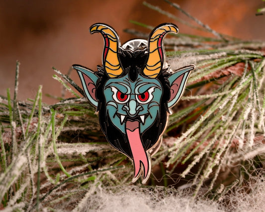 Krampus Enamel Pin