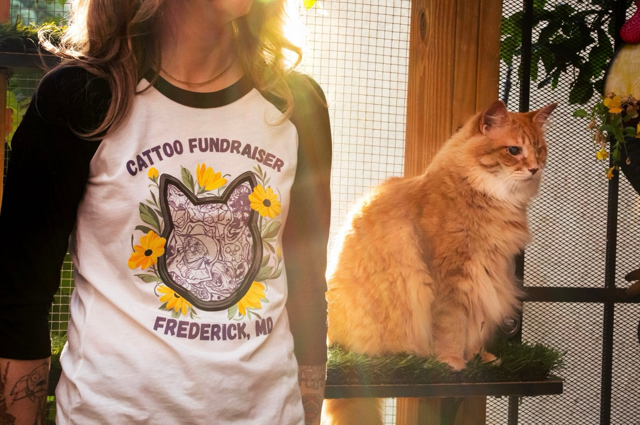 Stencil Frame Cattoo Fundraiser Shirt