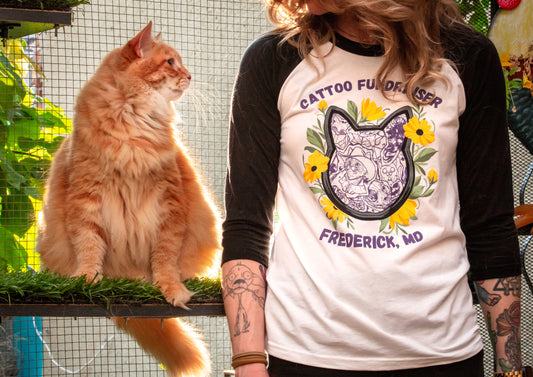 Stencil Frame Cattoo Fundraiser Shirt